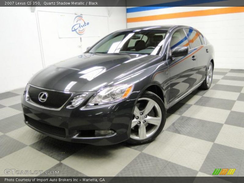 Quartz Shadow Metallic / Black 2007 Lexus GS 350