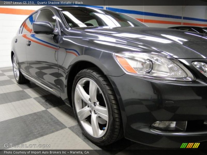 Quartz Shadow Metallic / Black 2007 Lexus GS 350