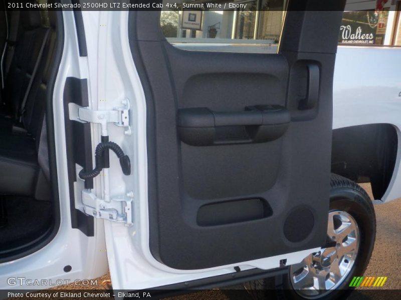 Summit White / Ebony 2011 Chevrolet Silverado 2500HD LTZ Extended Cab 4x4