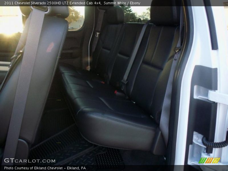 Summit White / Ebony 2011 Chevrolet Silverado 2500HD LTZ Extended Cab 4x4