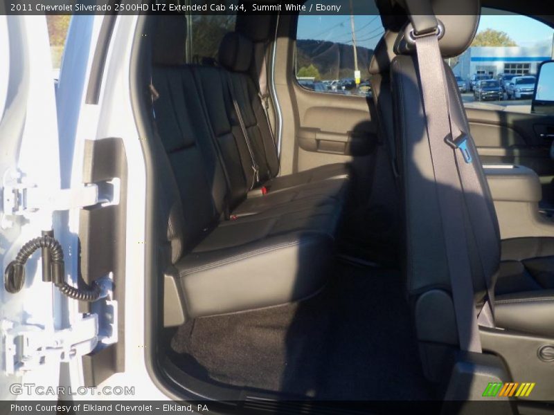 Summit White / Ebony 2011 Chevrolet Silverado 2500HD LTZ Extended Cab 4x4