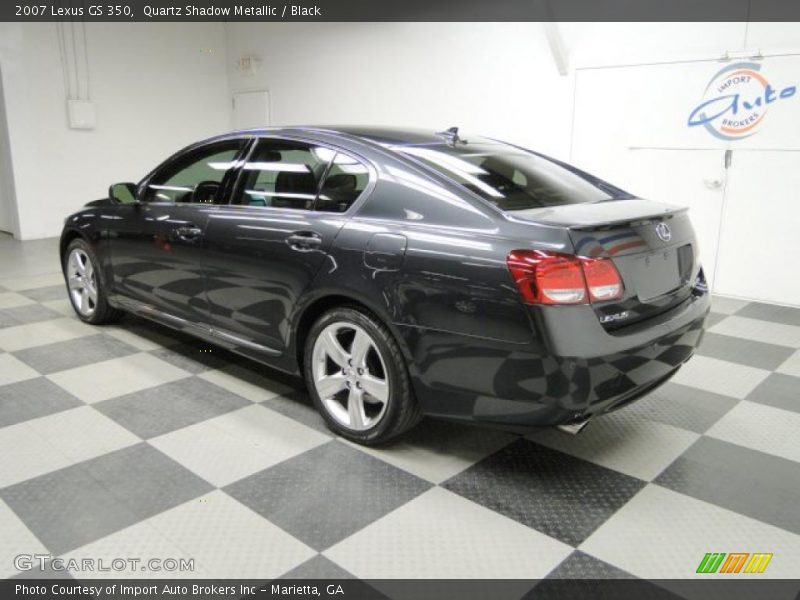 Quartz Shadow Metallic / Black 2007 Lexus GS 350