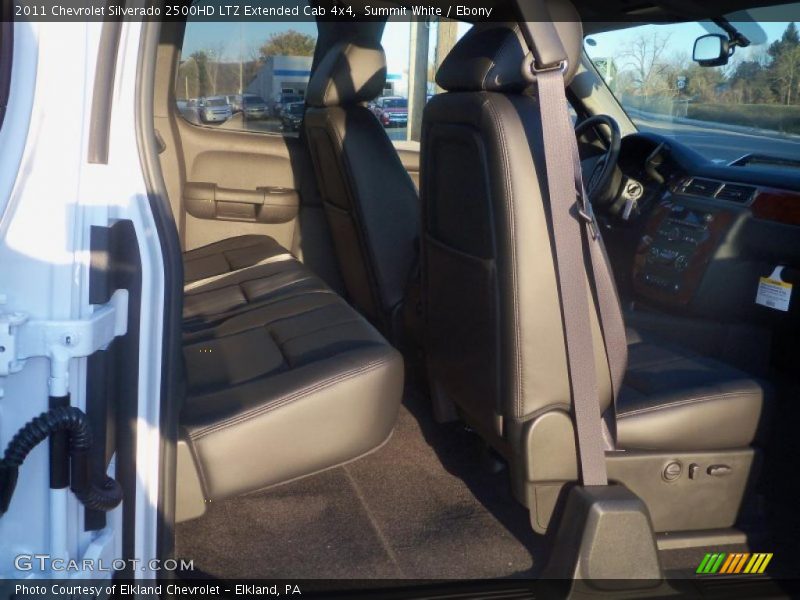 Summit White / Ebony 2011 Chevrolet Silverado 2500HD LTZ Extended Cab 4x4
