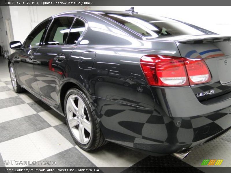 Quartz Shadow Metallic / Black 2007 Lexus GS 350
