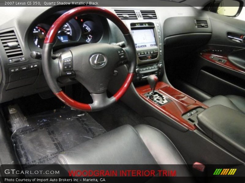 Quartz Shadow Metallic / Black 2007 Lexus GS 350