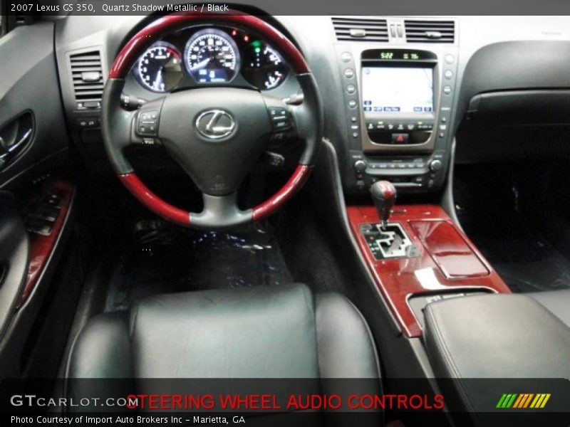 Quartz Shadow Metallic / Black 2007 Lexus GS 350