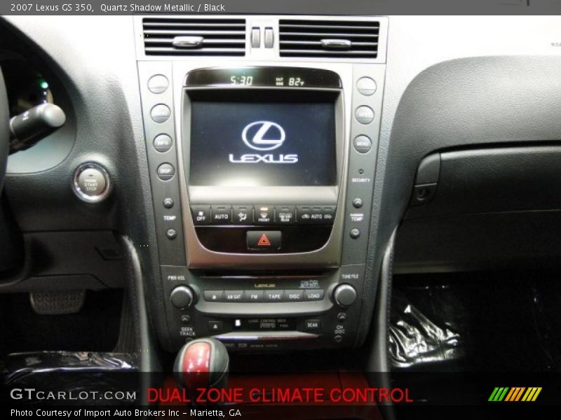 Quartz Shadow Metallic / Black 2007 Lexus GS 350
