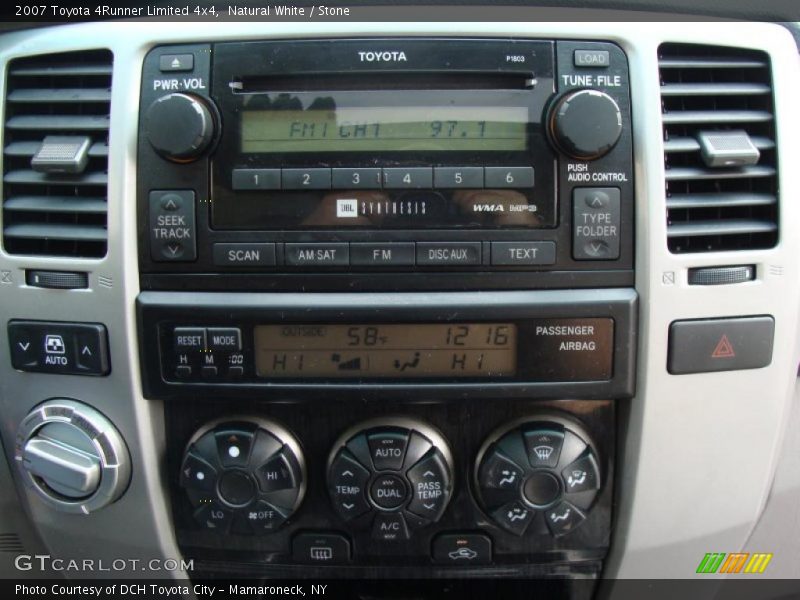 Controls of 2007 4Runner Limited 4x4