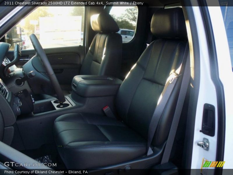 Summit White / Ebony 2011 Chevrolet Silverado 2500HD LTZ Extended Cab 4x4