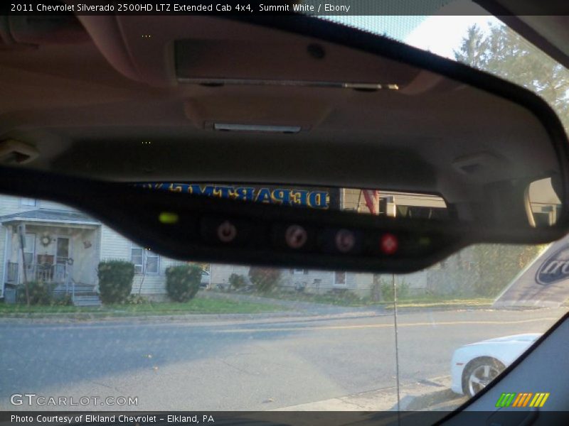 Summit White / Ebony 2011 Chevrolet Silverado 2500HD LTZ Extended Cab 4x4