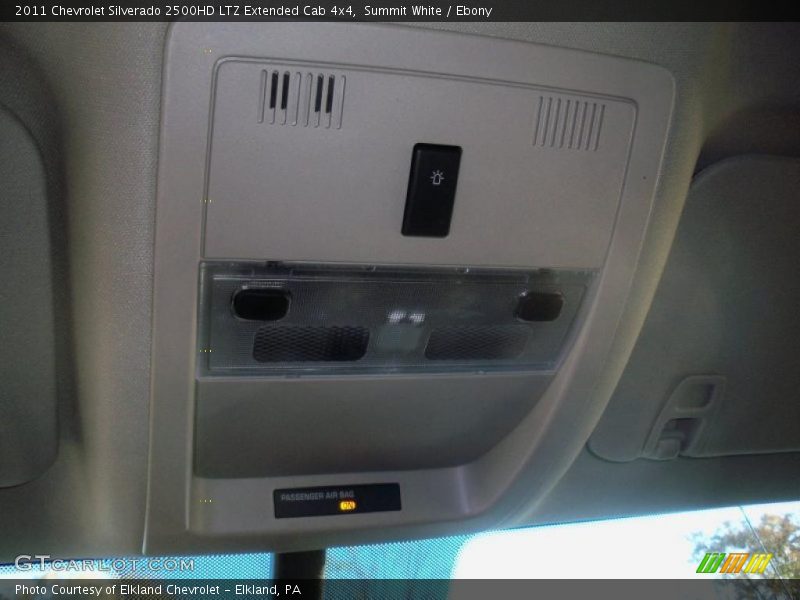 Summit White / Ebony 2011 Chevrolet Silverado 2500HD LTZ Extended Cab 4x4
