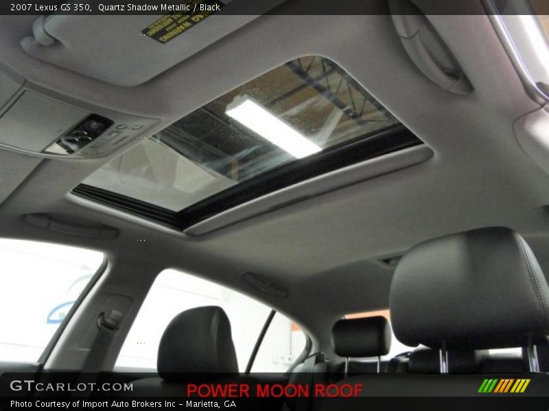 Quartz Shadow Metallic / Black 2007 Lexus GS 350