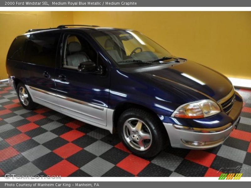 Medium Royal Blue Metallic / Medium Graphite 2000 Ford Windstar SEL