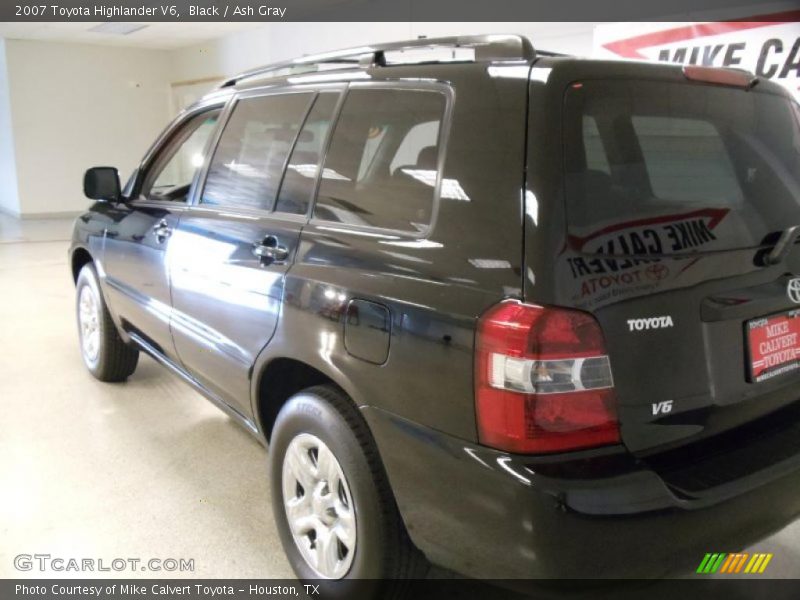 Black / Ash Gray 2007 Toyota Highlander V6