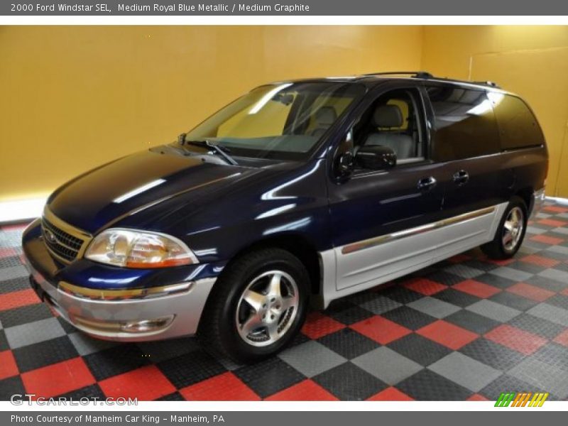 Medium Royal Blue Metallic / Medium Graphite 2000 Ford Windstar SEL