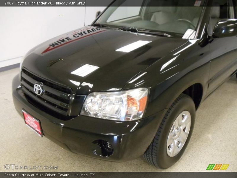 Black / Ash Gray 2007 Toyota Highlander V6