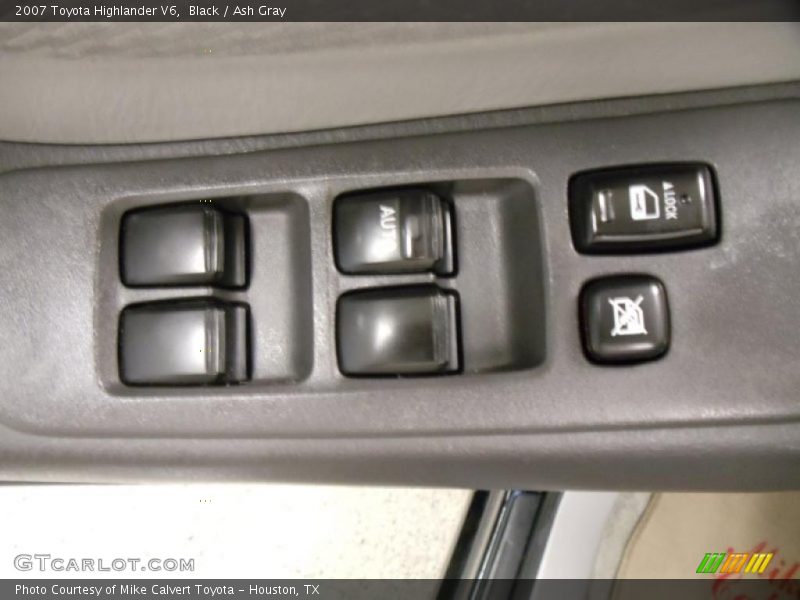 Black / Ash Gray 2007 Toyota Highlander V6