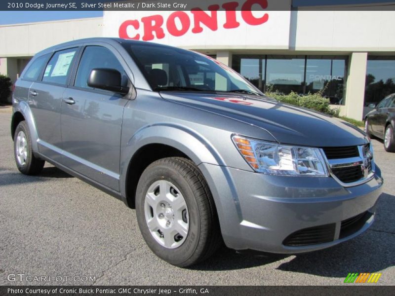 Silver Steel Metallic / Dark Slate Gray 2010 Dodge Journey SE