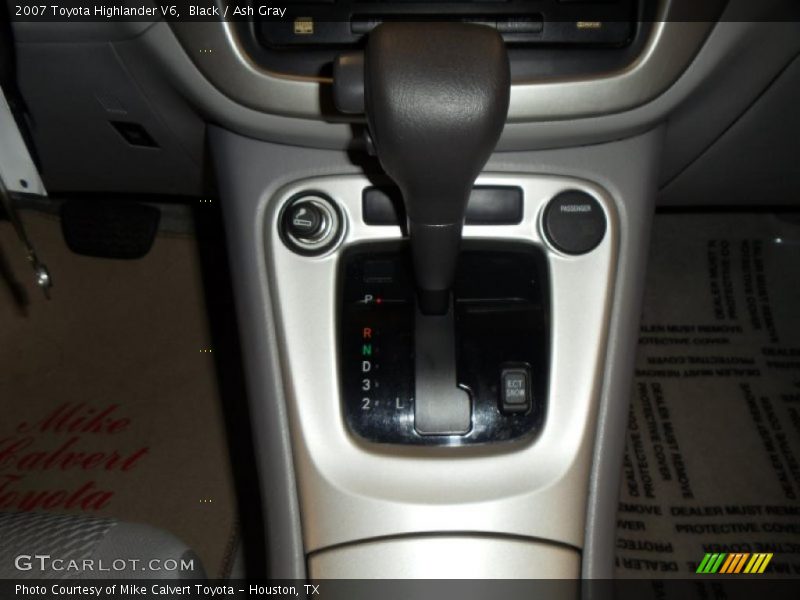 Black / Ash Gray 2007 Toyota Highlander V6