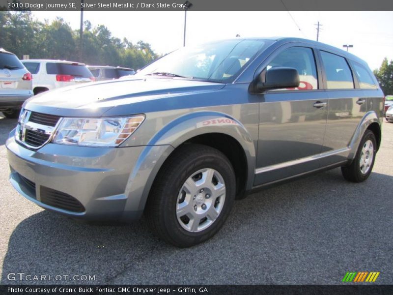 Silver Steel Metallic / Dark Slate Gray 2010 Dodge Journey SE