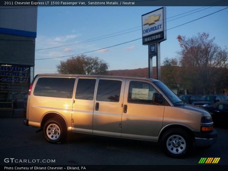 Sandstone Metallic / Neutral 2011 Chevrolet Express LT 1500 Passenger Van