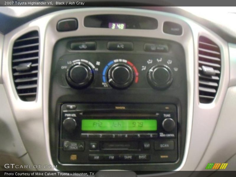 Black / Ash Gray 2007 Toyota Highlander V6