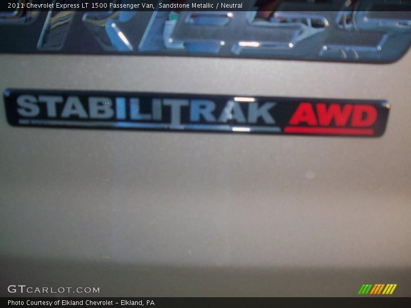 Sandstone Metallic / Neutral 2011 Chevrolet Express LT 1500 Passenger Van