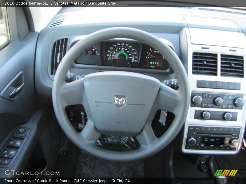 Silver Steel Metallic / Dark Slate Gray 2010 Dodge Journey SE