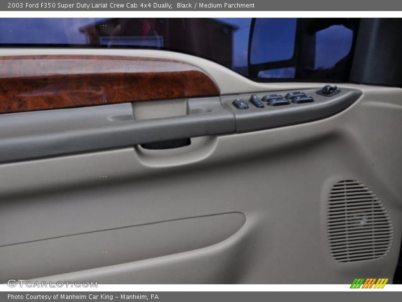 Black / Medium Parchment 2003 Ford F350 Super Duty Lariat Crew Cab 4x4 Dually