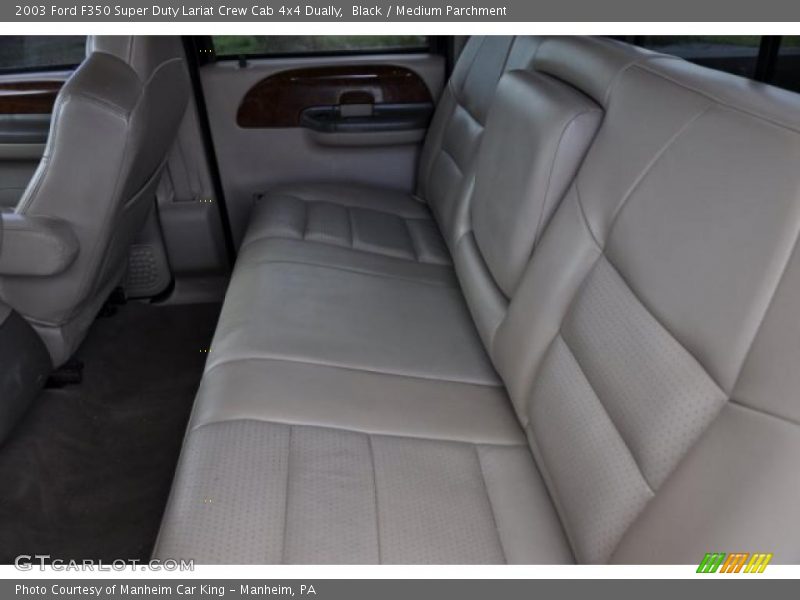 Black / Medium Parchment 2003 Ford F350 Super Duty Lariat Crew Cab 4x4 Dually