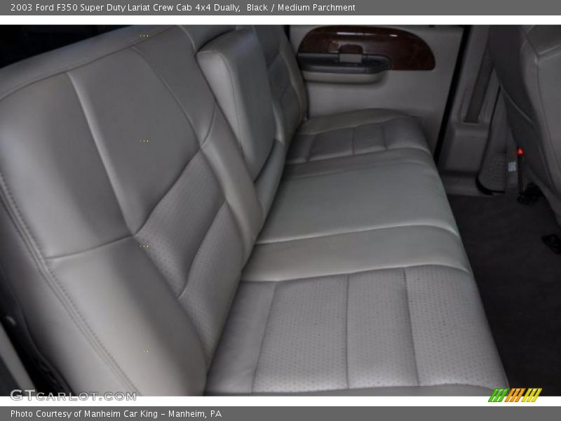 Black / Medium Parchment 2003 Ford F350 Super Duty Lariat Crew Cab 4x4 Dually