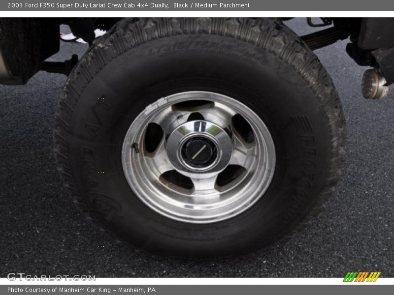 Black / Medium Parchment 2003 Ford F350 Super Duty Lariat Crew Cab 4x4 Dually