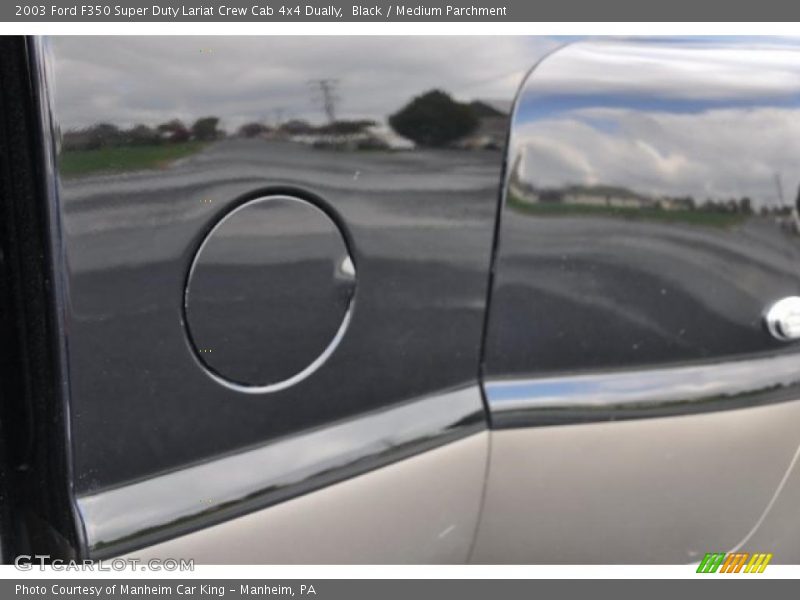 Black / Medium Parchment 2003 Ford F350 Super Duty Lariat Crew Cab 4x4 Dually