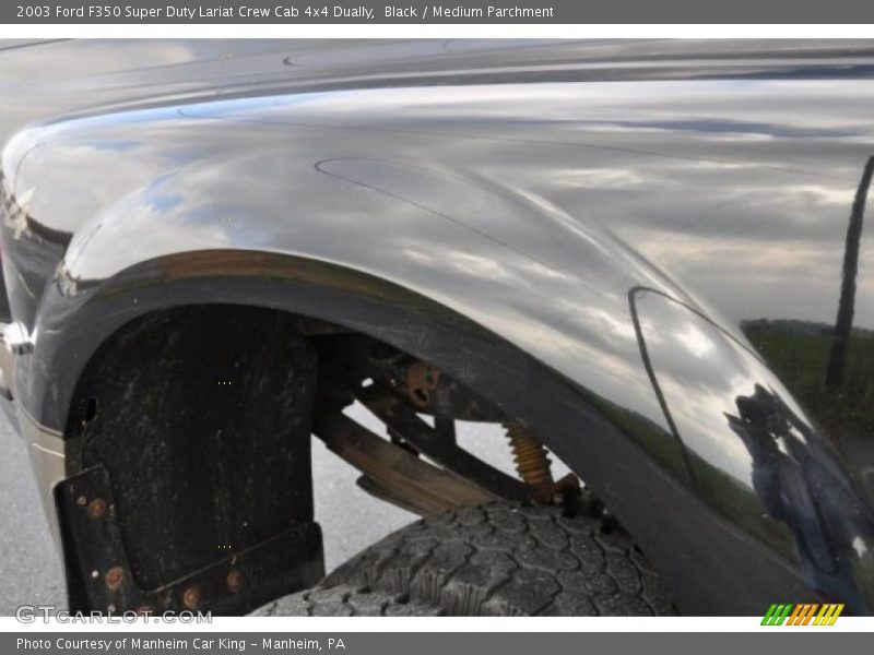Black / Medium Parchment 2003 Ford F350 Super Duty Lariat Crew Cab 4x4 Dually