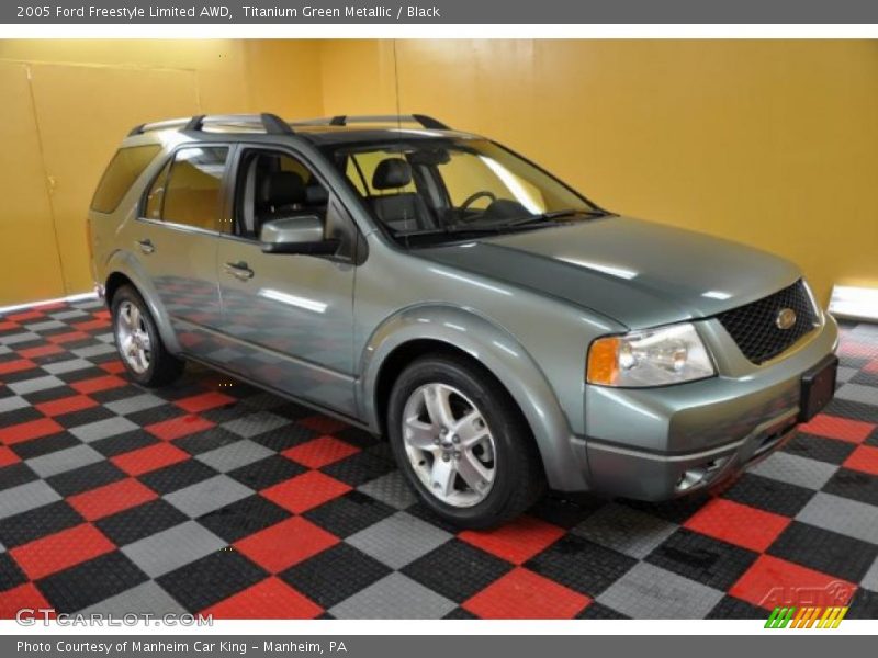 Titanium Green Metallic / Black 2005 Ford Freestyle Limited AWD