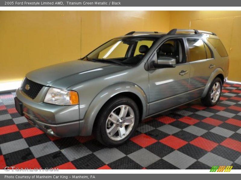 Titanium Green Metallic / Black 2005 Ford Freestyle Limited AWD