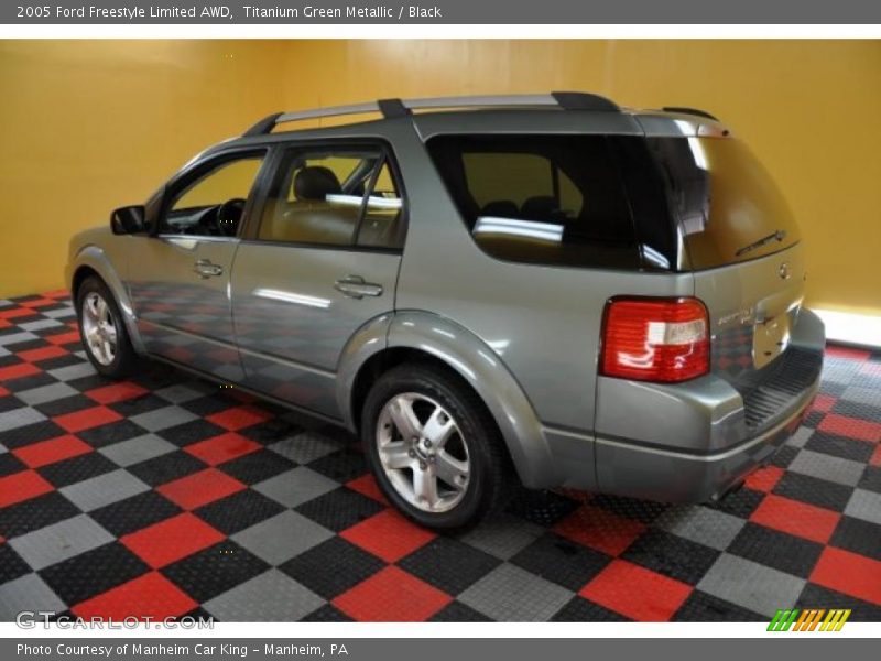 Titanium Green Metallic / Black 2005 Ford Freestyle Limited AWD