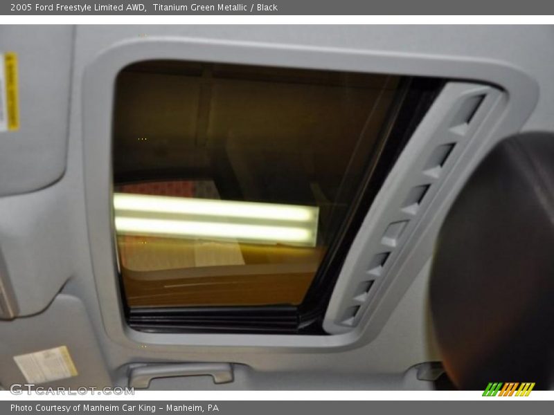 Titanium Green Metallic / Black 2005 Ford Freestyle Limited AWD