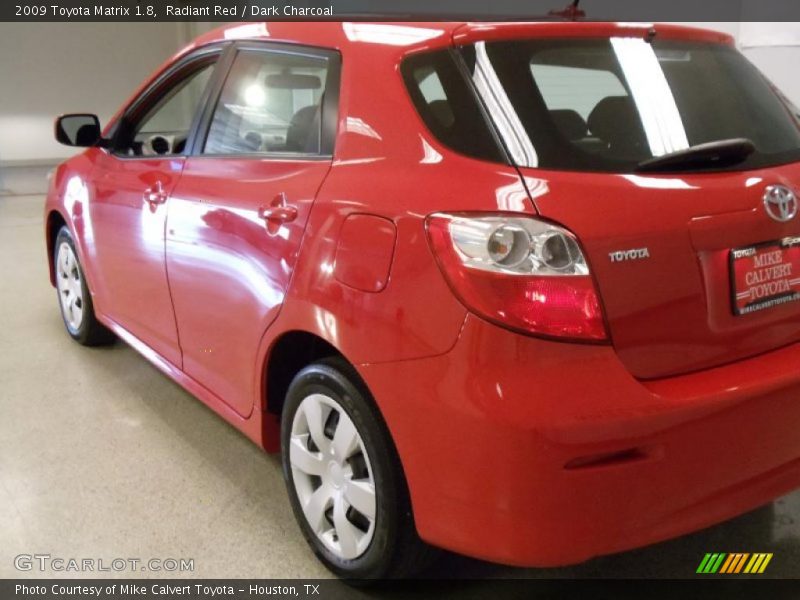 Radiant Red / Dark Charcoal 2009 Toyota Matrix 1.8