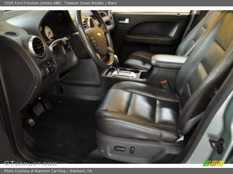 Titanium Green Metallic / Black 2005 Ford Freestyle Limited AWD