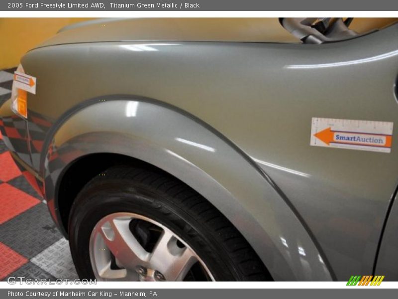 Titanium Green Metallic / Black 2005 Ford Freestyle Limited AWD