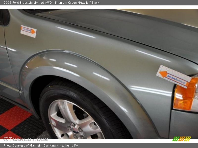 Titanium Green Metallic / Black 2005 Ford Freestyle Limited AWD