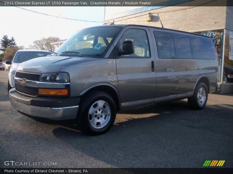 Graystone Metallic / Medium Pewter 2011 Chevrolet Express LT 1500 Passenger Van