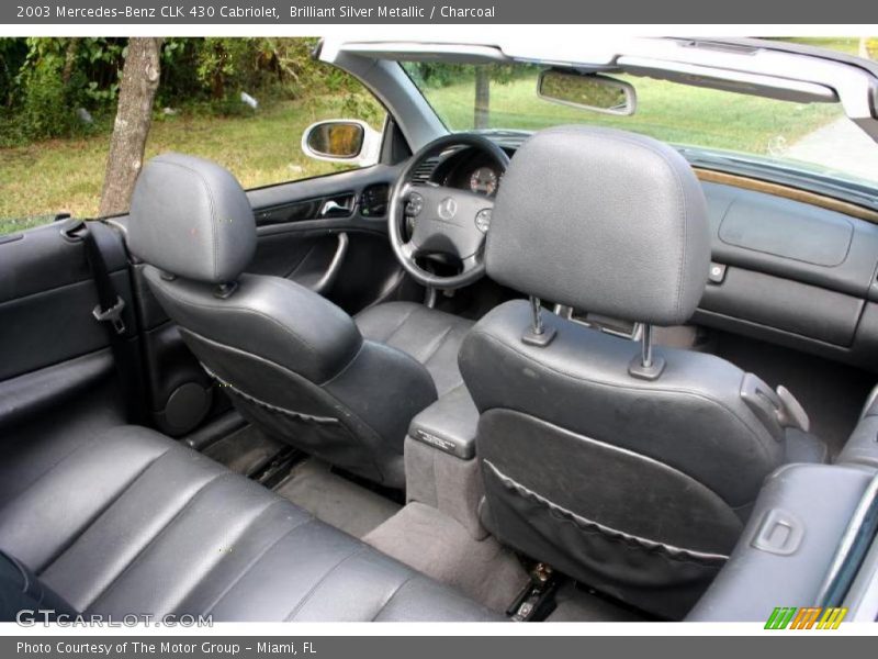  2003 CLK 430 Cabriolet Charcoal Interior