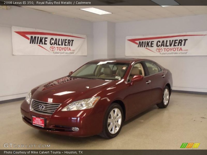 Royal Ruby Red Metallic / Cashmere 2008 Lexus ES 350