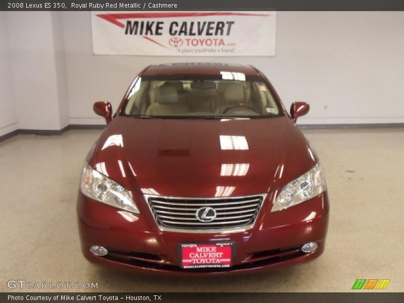 Royal Ruby Red Metallic / Cashmere 2008 Lexus ES 350