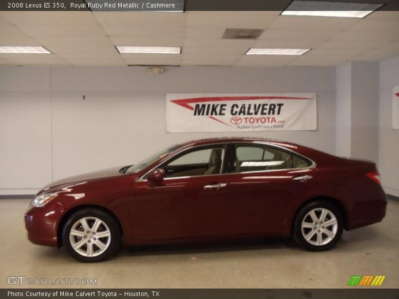 Royal Ruby Red Metallic / Cashmere 2008 Lexus ES 350