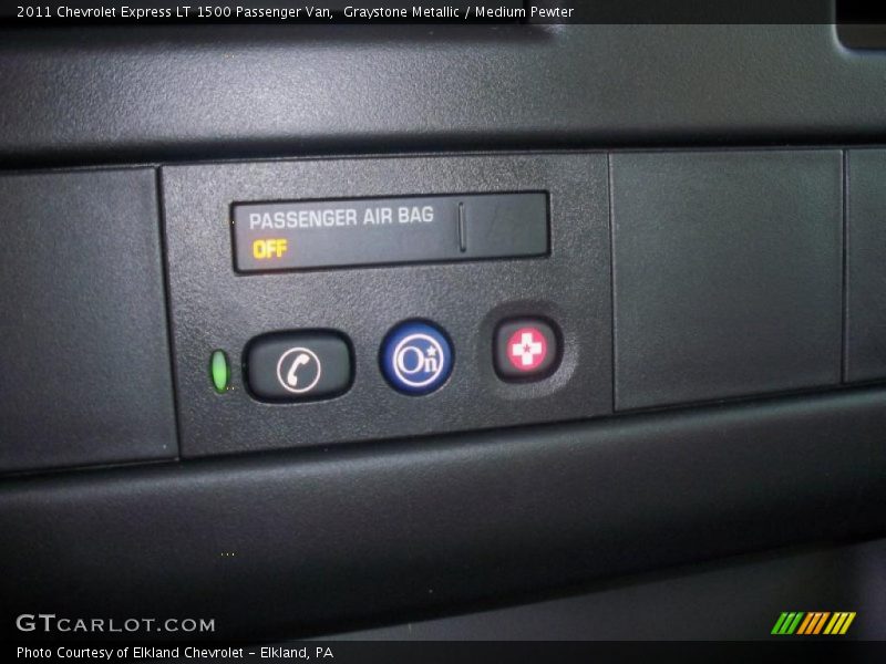 Graystone Metallic / Medium Pewter 2011 Chevrolet Express LT 1500 Passenger Van