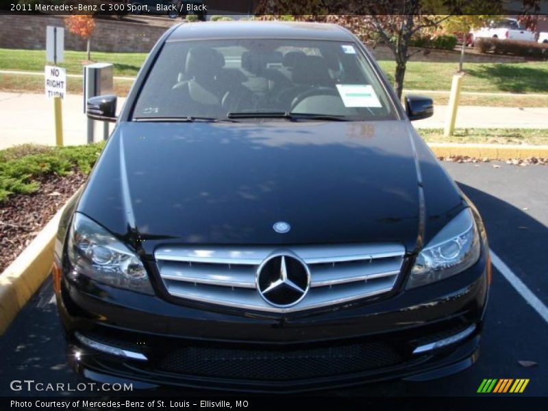 Black / Black 2011 Mercedes-Benz C 300 Sport