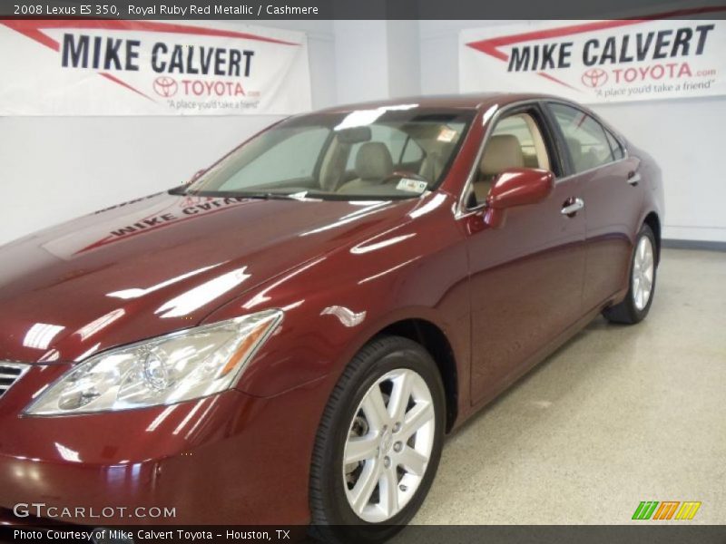 Royal Ruby Red Metallic / Cashmere 2008 Lexus ES 350